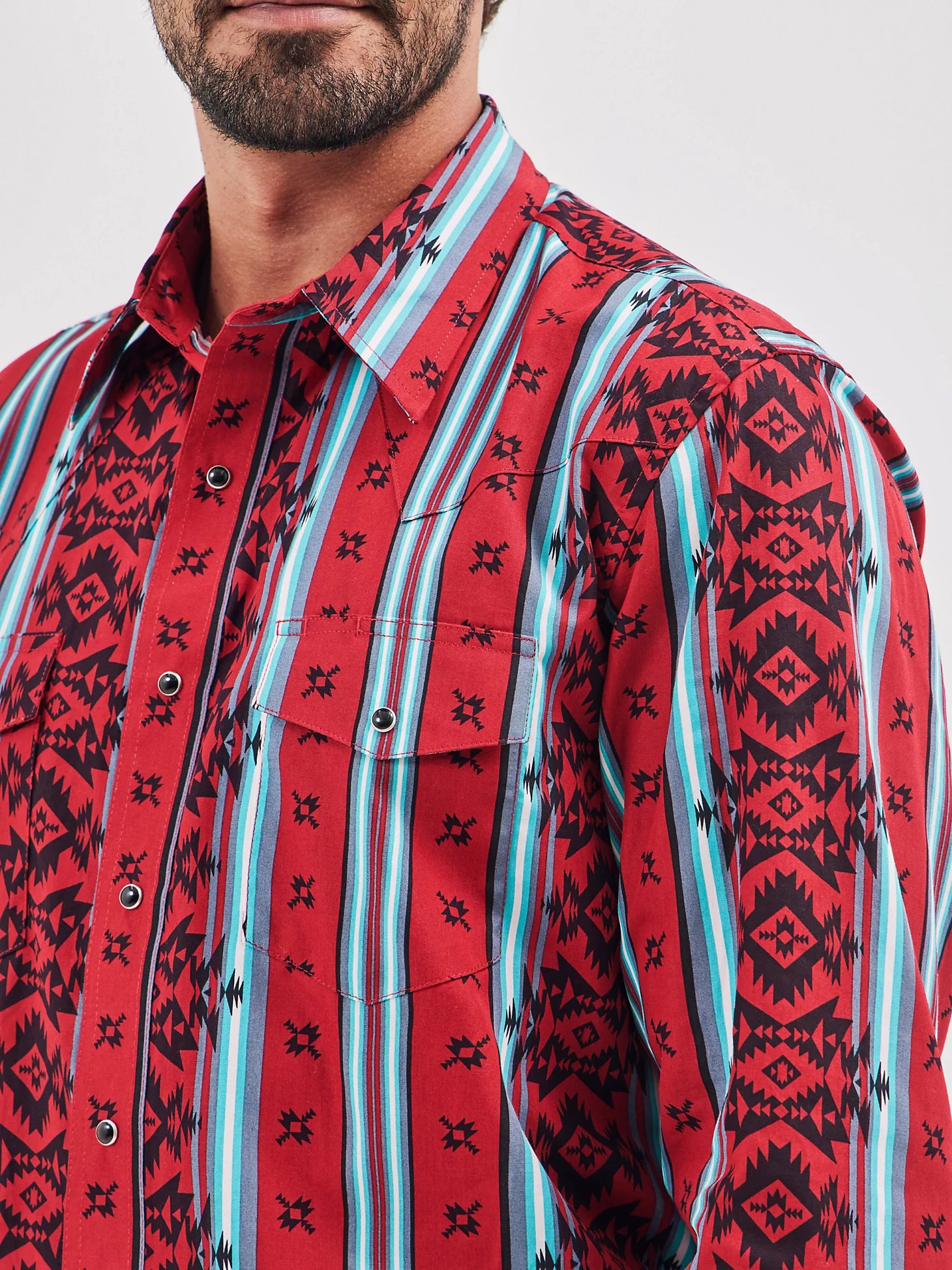 Wrangler Men's Checotah Snap Front Shirt.