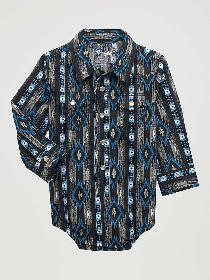 Wrangler Infant Boy's Checotah Bodysuit.