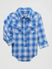 Wrangler Infant Boy's Plaid Bodysuit.