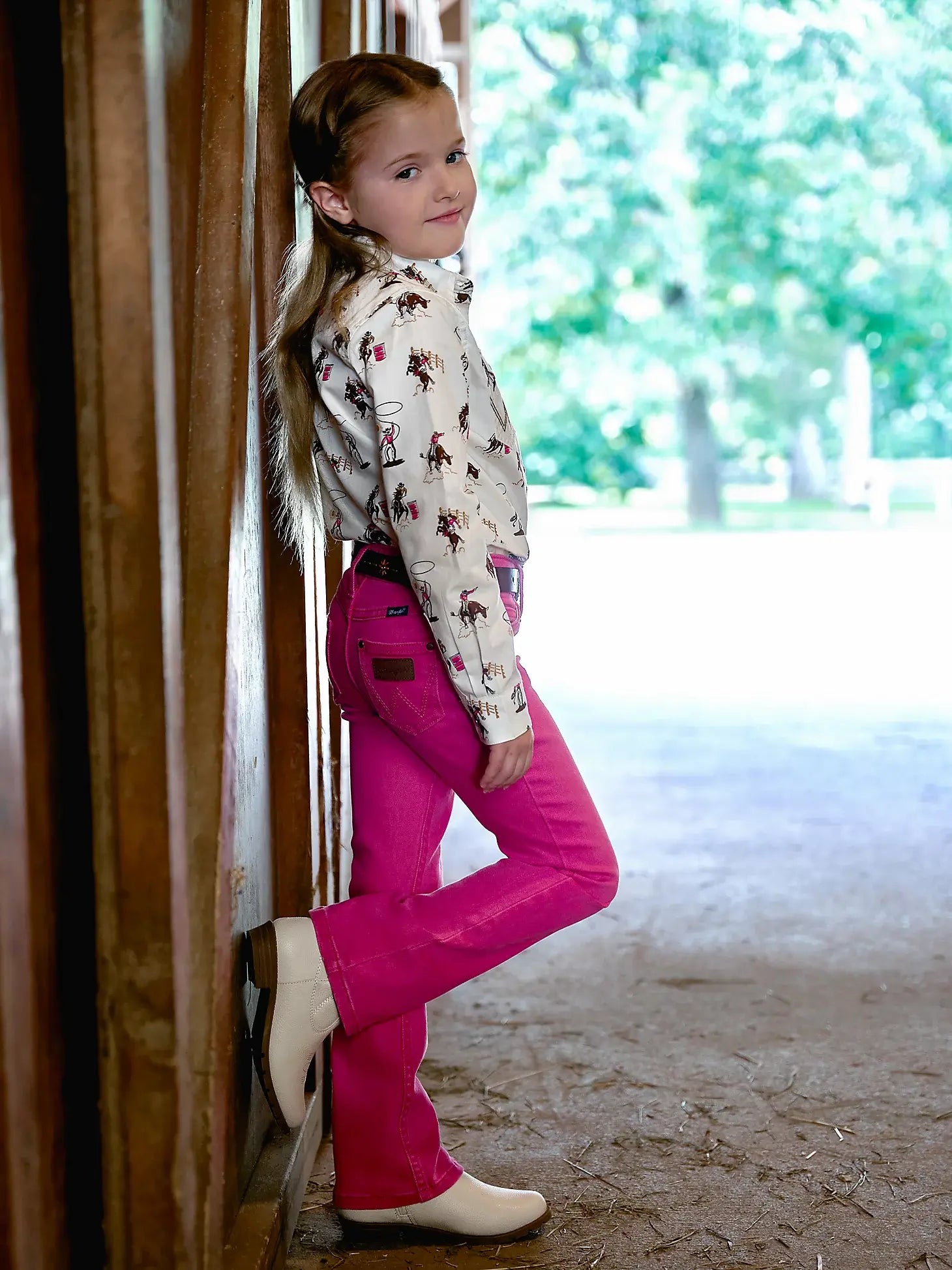 Wrangler Girl's Retro Vibrant Bootcut Jean.