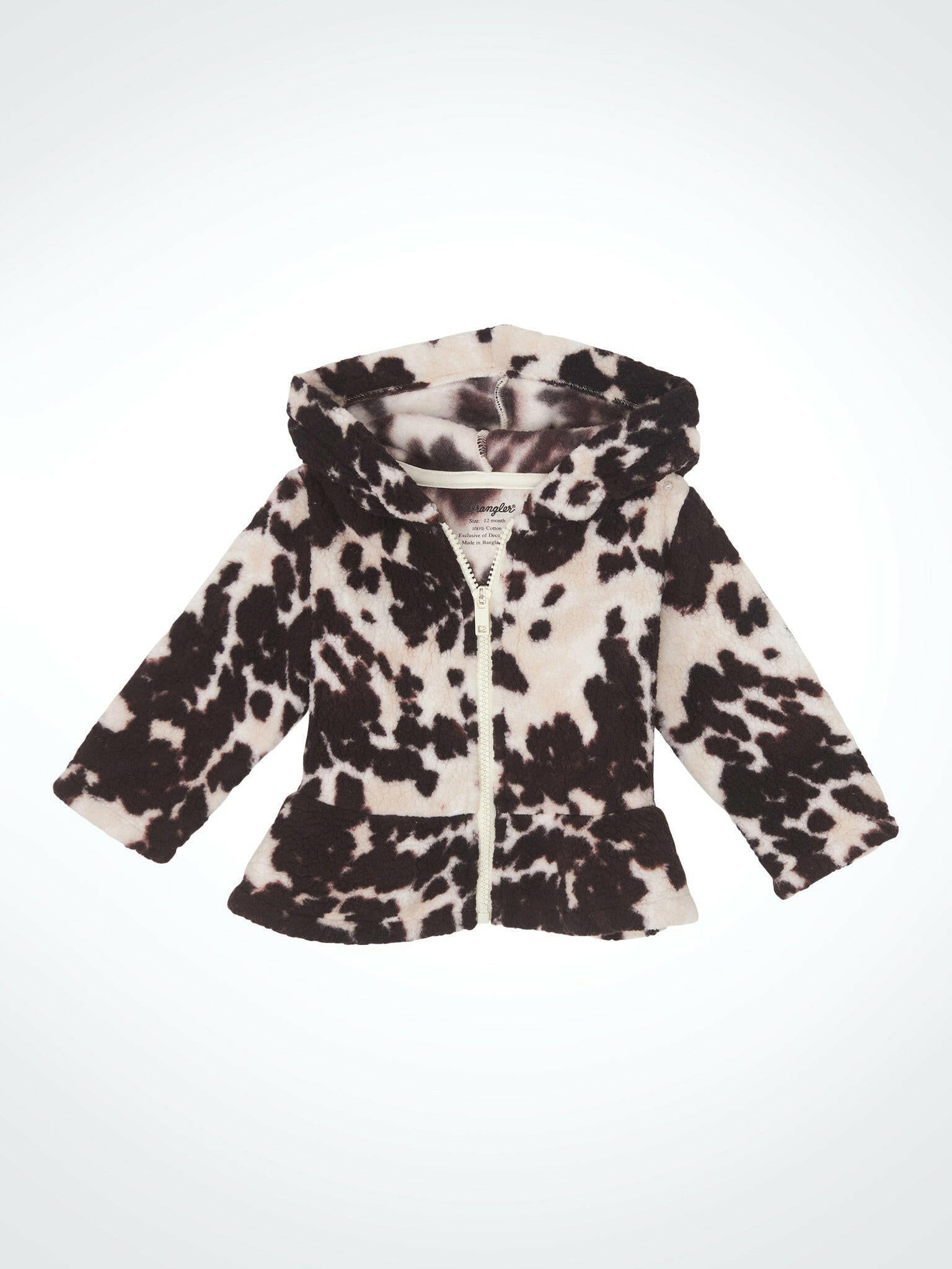 Wrangler Infant Girl's Sherpa Zip Jacket.
