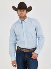 Wrangler Men's Cody Johnson Classic Fit Button Down Shirt.