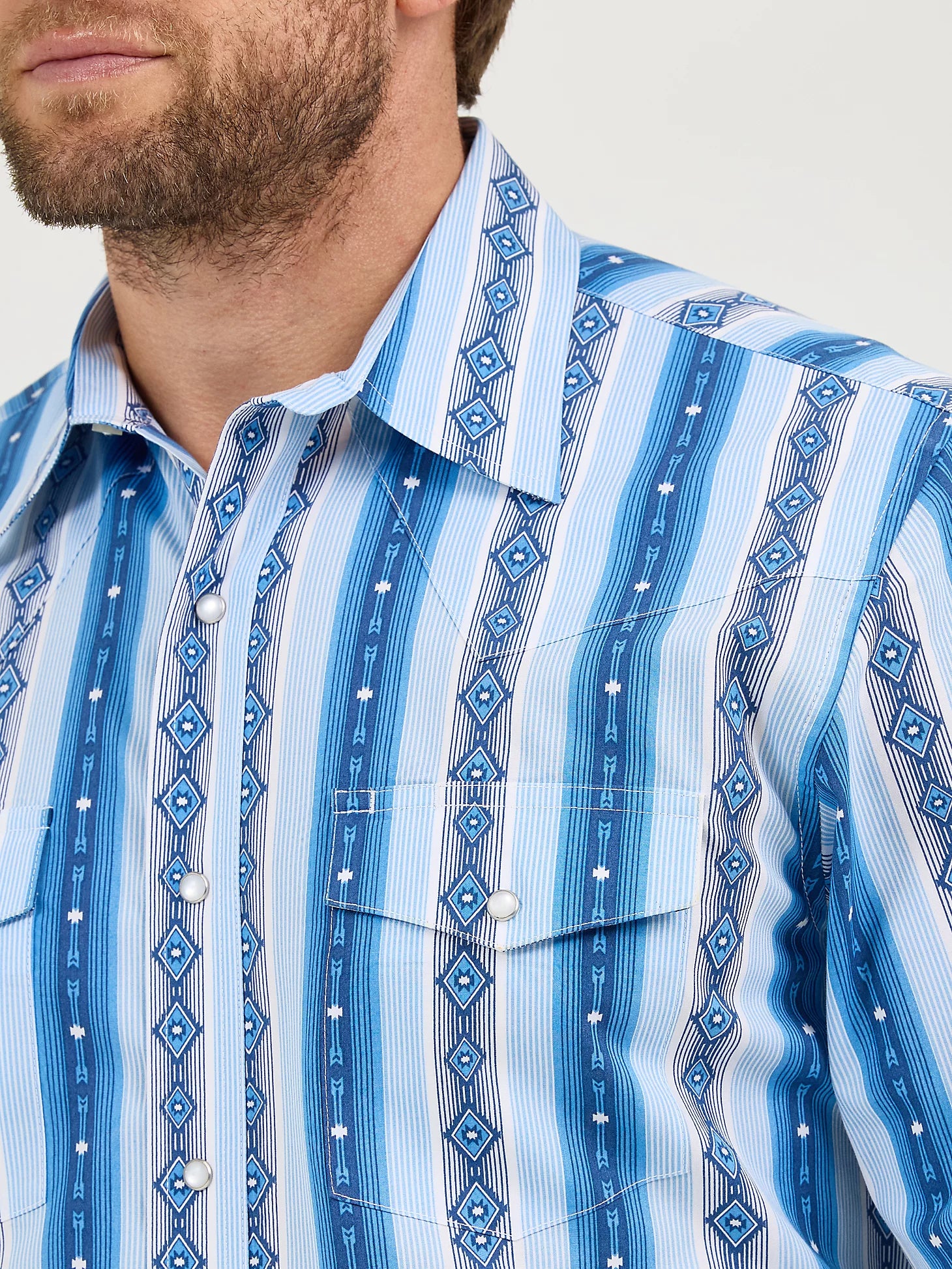 Wrangler Men's Checotah Snap Front Shirt.