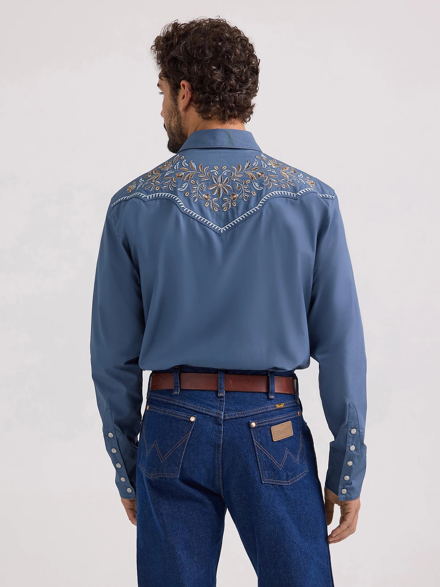 Wrangler Men's Rodeo Ben Snap Front Shirt.