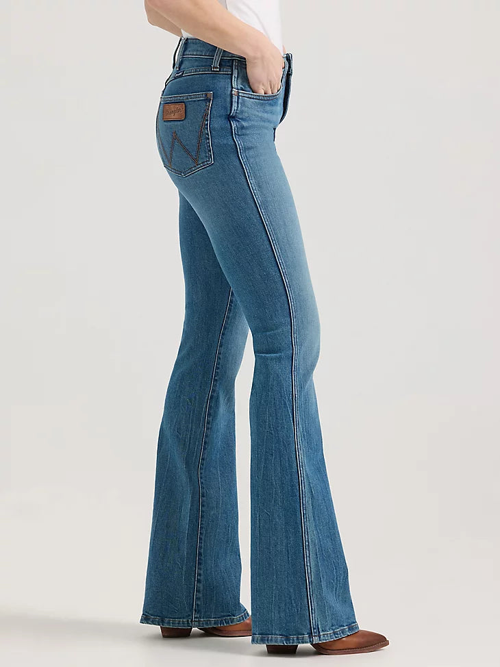 Wrangler Women's Retro Bailey High Rise Flare Jean.
