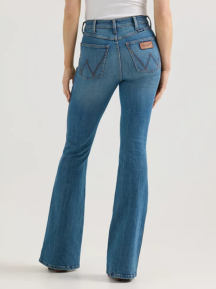 Wrangler Women's Retro Bailey High Rise Flare Jean.
