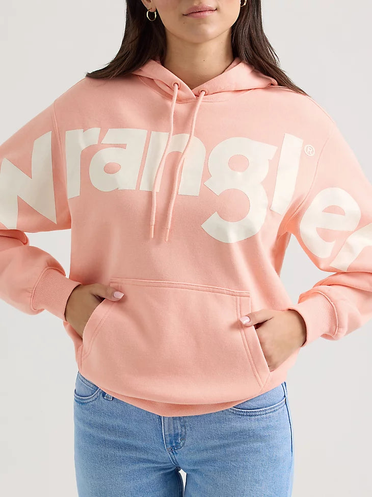 Wrangler Women's Bold Logo Hoodie.