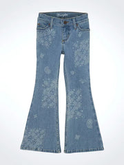 Wrangler Girl's Bandana Flare Jean.