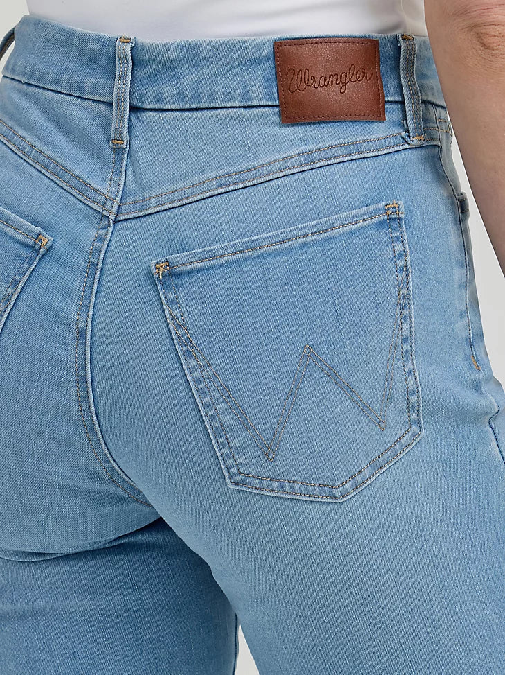 Wrangler Women's Bespoke High Rise Flare Jean.