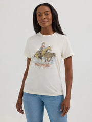 Wrangler Women's Logo Cowboy Tee