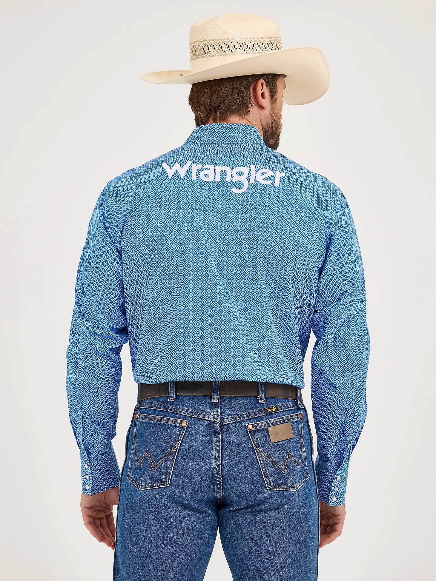 Wrangler Men's Logo Snap Front Shirt