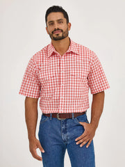 Wrangler Men's Wrinkle Resist Snap Front Shirt