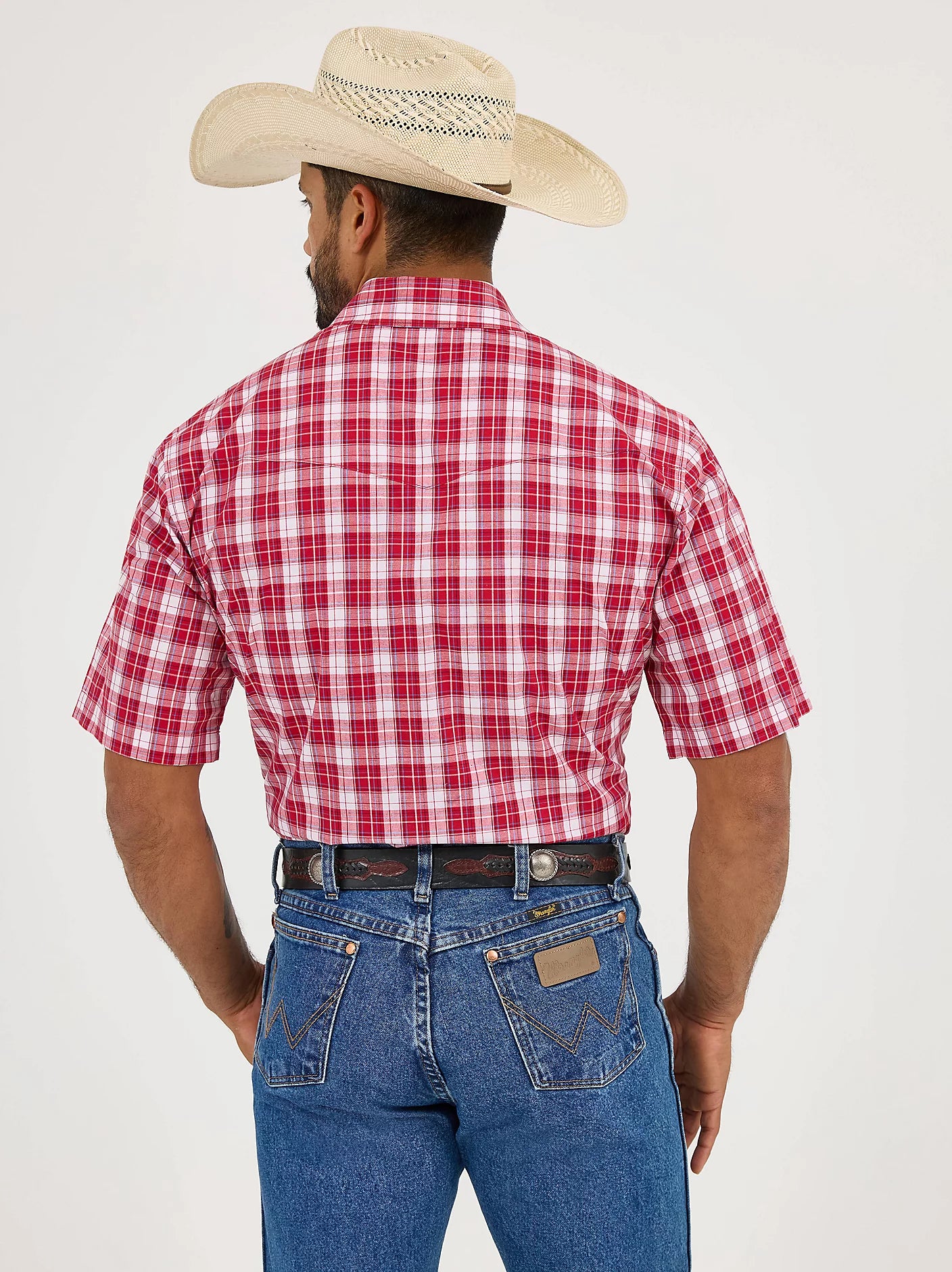 Wrangler Men's Wrinkle Resist Snap Front Shirt