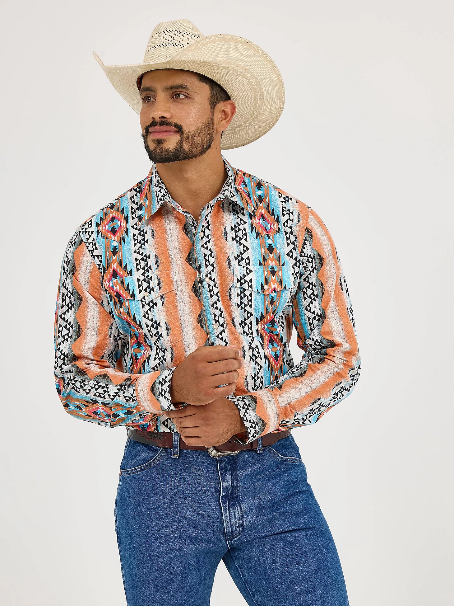 Wrangler Men's Checotah Snap Front Shirt