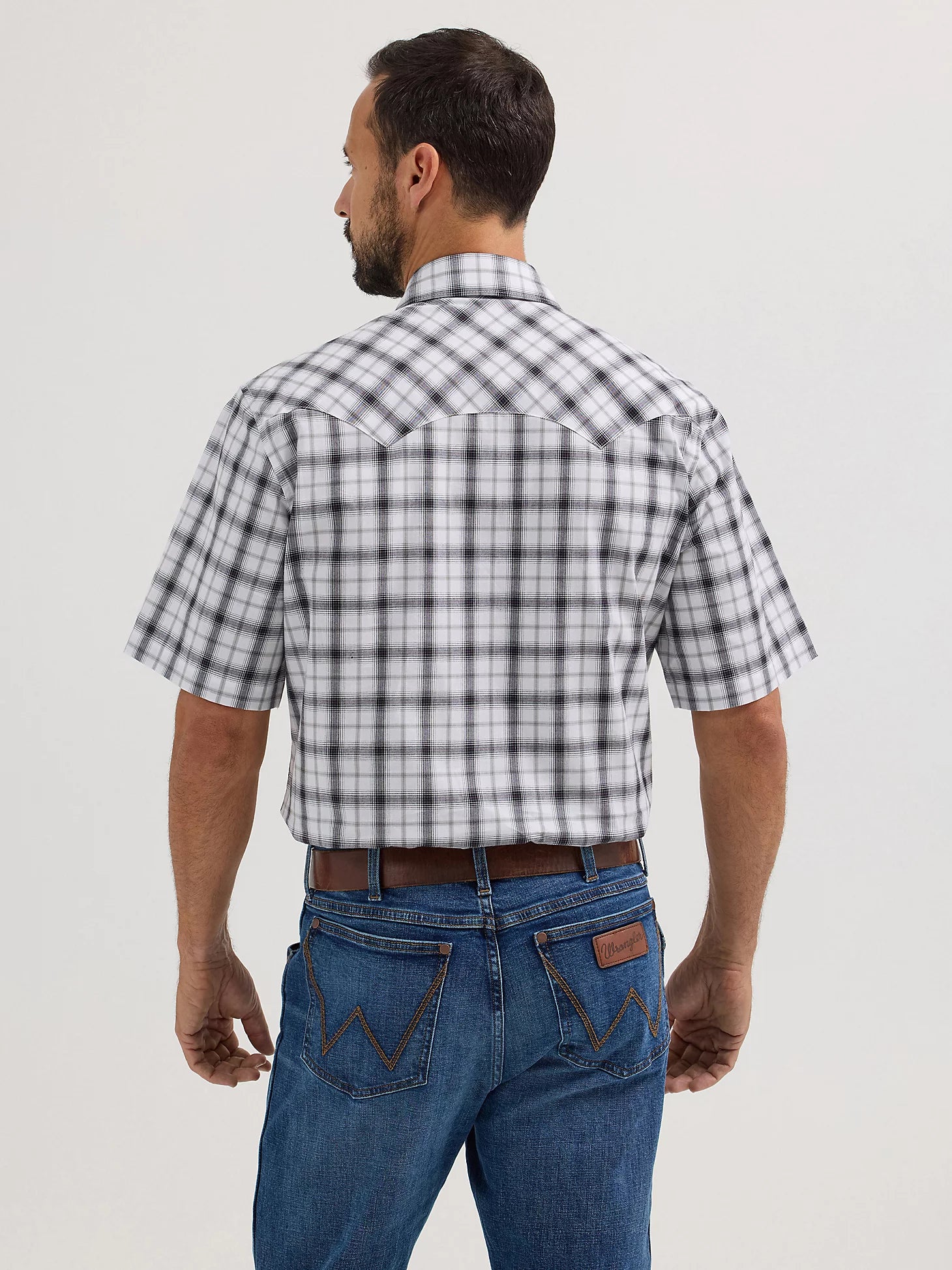 Wrangler Men's Retro Plaid Snap Front Shirt