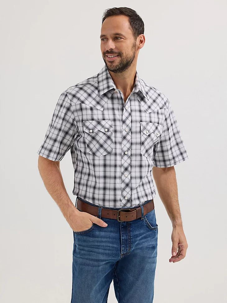 Wrangler Men's Retro Plaid Snap Front Shirt