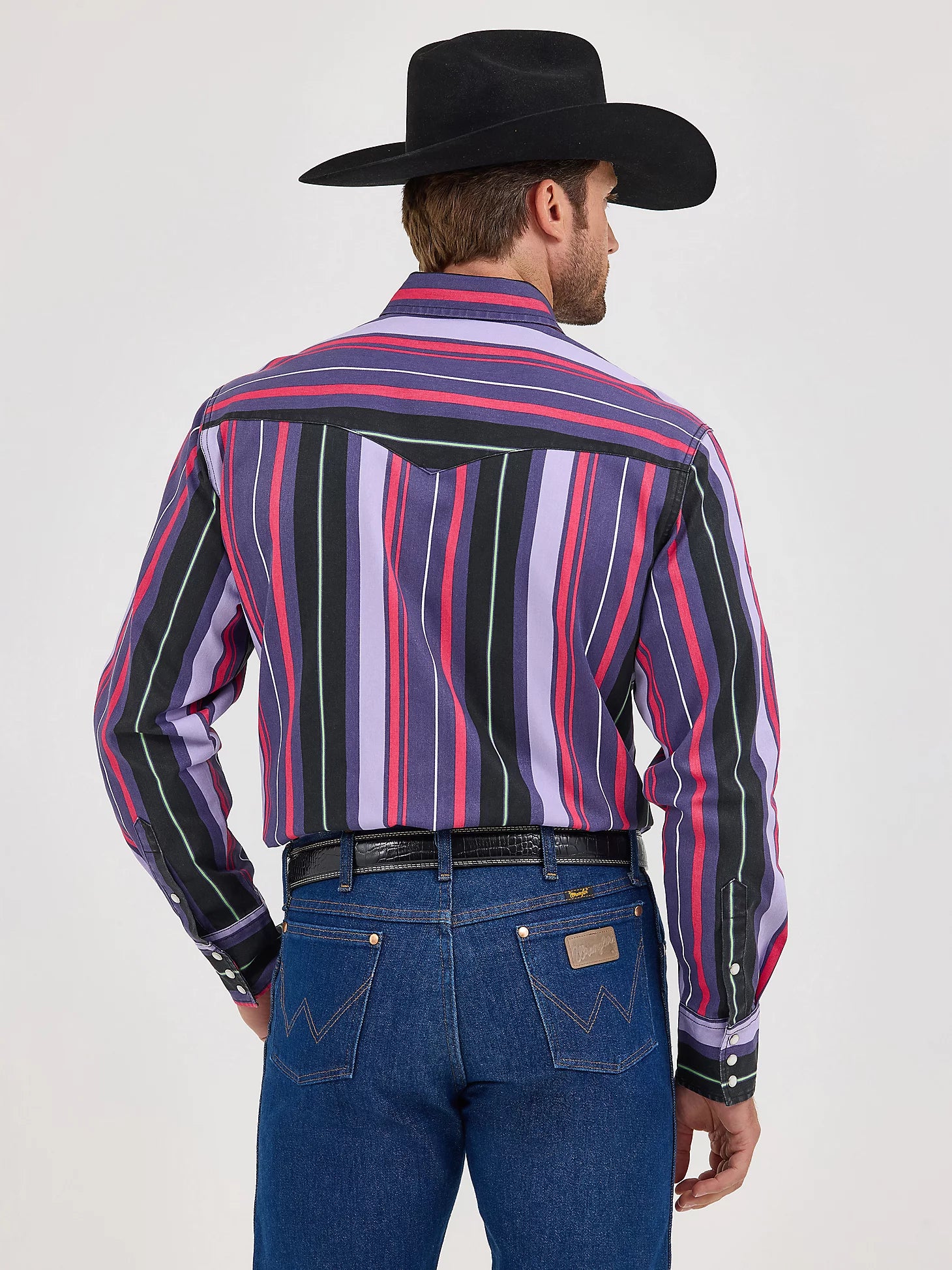 Wrangler Men's Brushpopper Snap Front Shirt