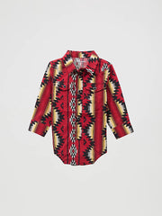 Wrangler Infant Boy's Fiery Red Checotah Bodysuit 2369546