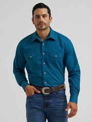Wrangler Men's 20X Concentric Square Competition Advanced Comfort Snap Front Shirt 112384657