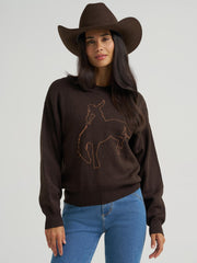 Wrangler Women's Brown Punchy Sweater 2383026