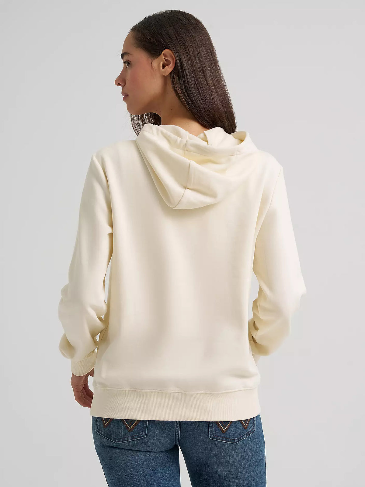 Wrangler Women's Antique White Hidden Horse Hoodie 2383943