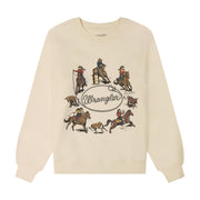 Wrangler Women's Cream Rodeo Sweatshirt 112383950