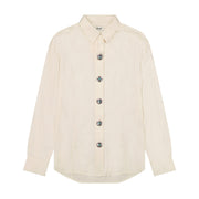 Wrangler Women's Punchy Western Cream Colored Shirt 112385436