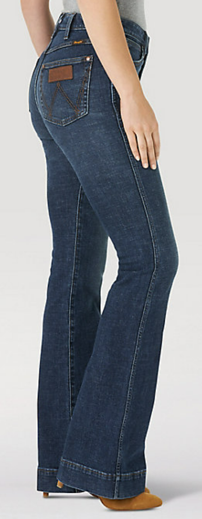 Wrangler Ladies Sara High Rise Trouser.