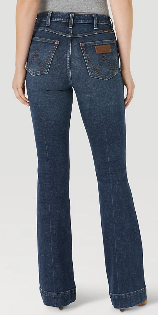 Wrangler Ladies Sara High Rise Trouser.