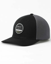 Cinch Men's Black and Grey Flexfit Airmesh Cap MCC0653326