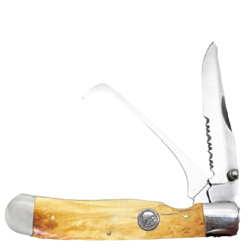 Whiskey Bent Burnt Bone Hoofpick Knife WB20-16