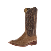 Tony Lama Women's Tan Requill Ostrich Boot RN3642