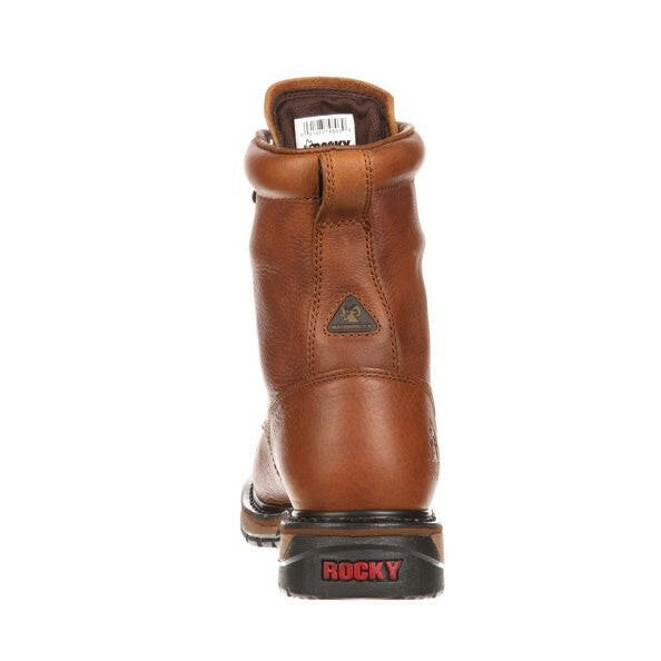 Rocky Boots Mens 12W Brown Leather Rider Lacer Waterproof Workwear‎ FQ0002724 Rocky Boots Mens 12W Brown Leather Rider Lacer Waterproof  main image 4