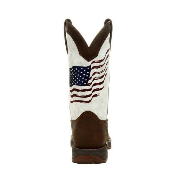 Women's Lady Rebel Distressed Flag Embroidery Western Boot.