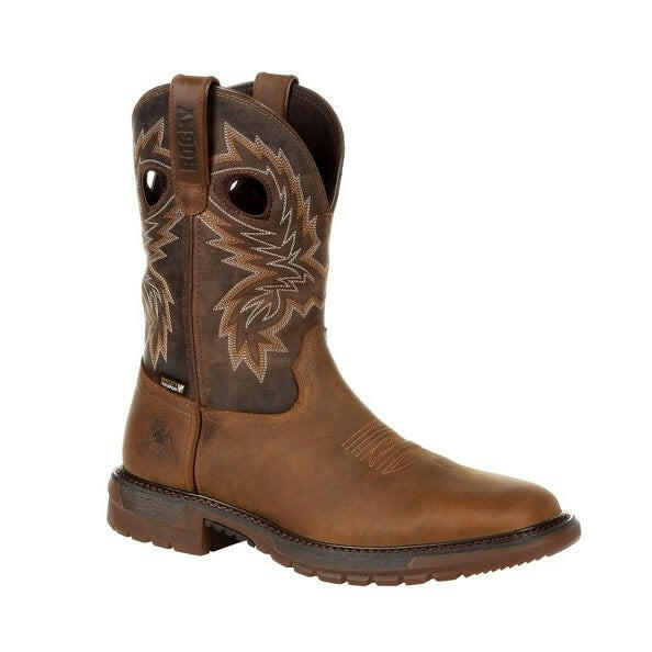 Rocky Men's Original Ride FLX Waterproof Western Boot.