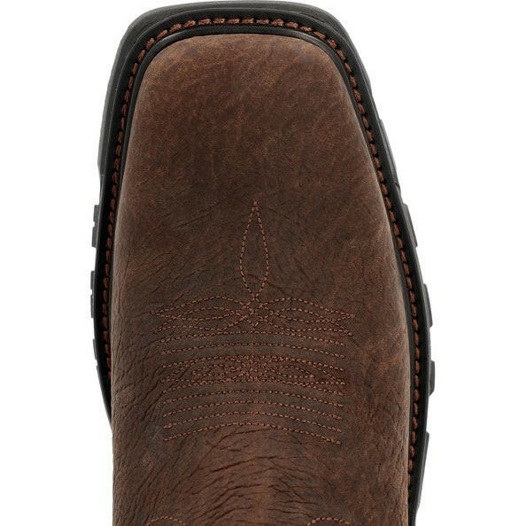 Rocky Men's Brown Carbon Toe Pull On Work Boot.