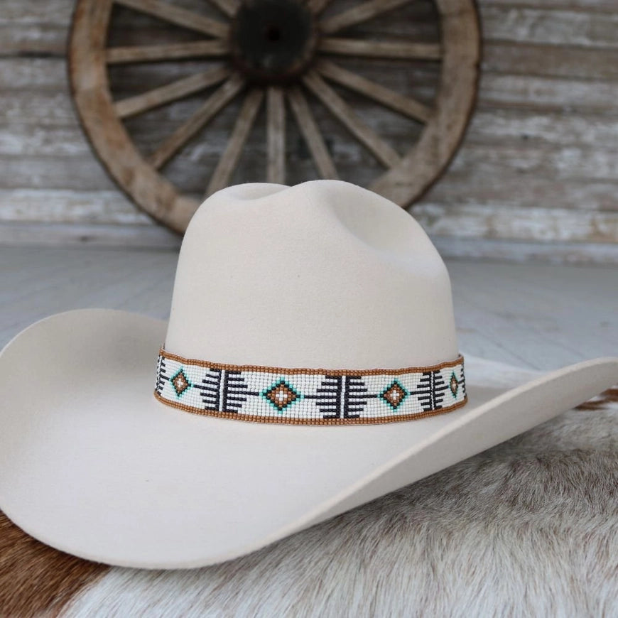 Willow Lane Hat Co. Mesa Beaded Hat Band WL-BHB06