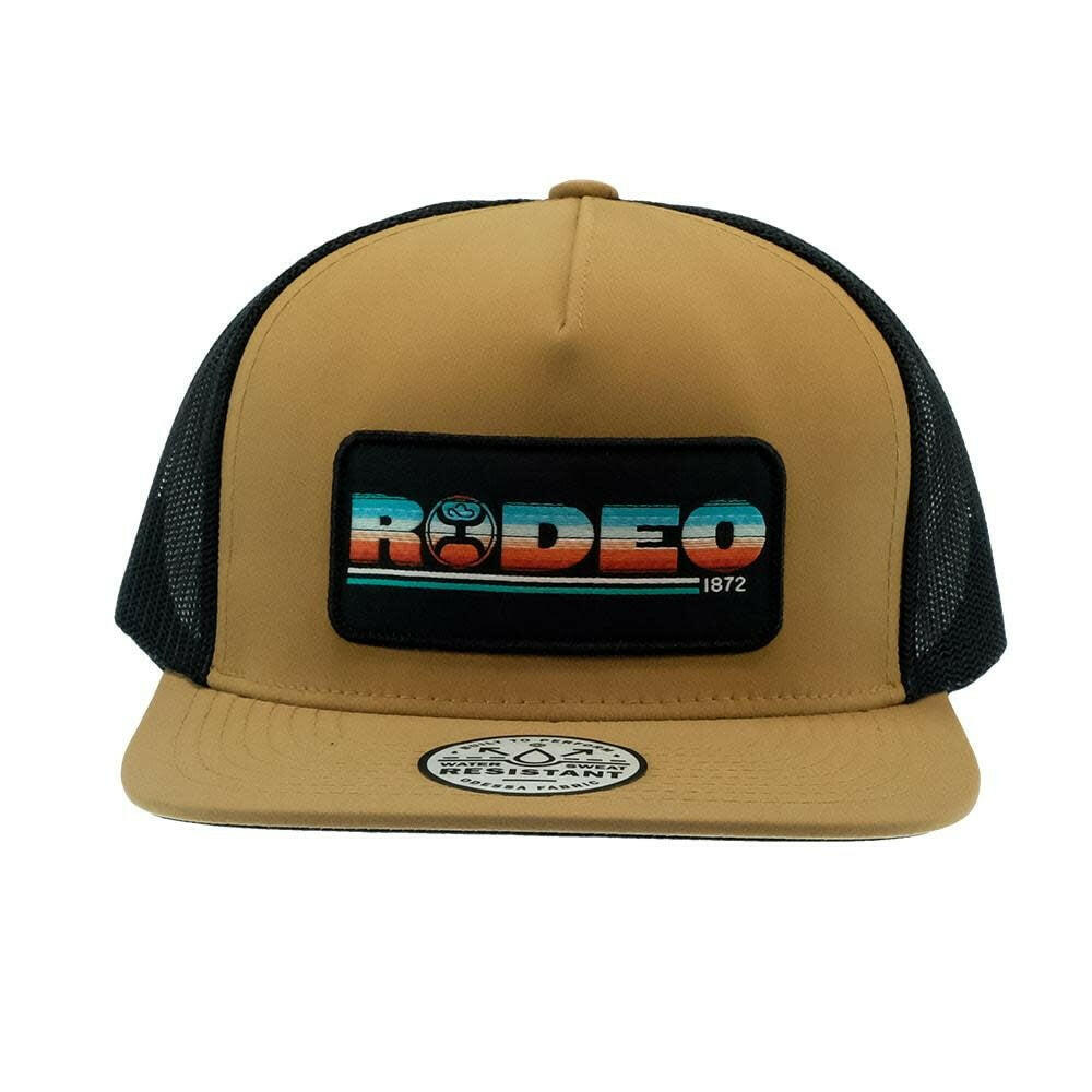 Hooey Tan and Black Rodeo Cap.