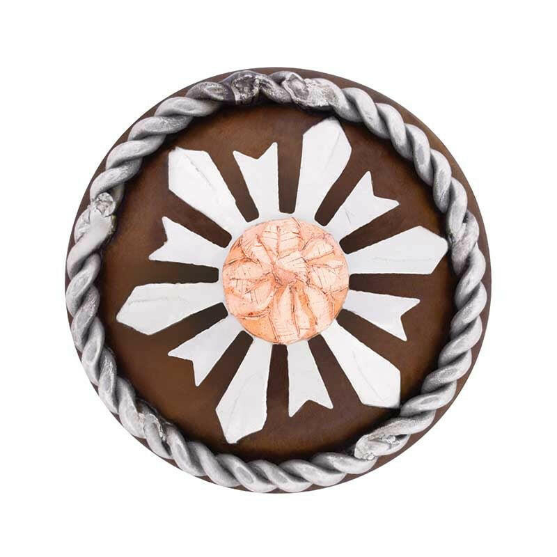Antique Snow Flake Concho 1".