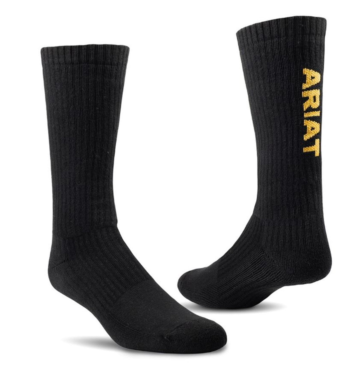 Ariat Men's Premium Ringspun Cotton Mid Calf 3 Pack Socks AR2294