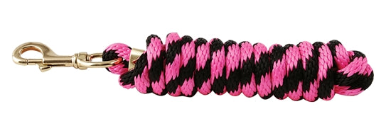 American Heritage Equine Two Tone Poly Lead Rope Brass Bolt Snap 248