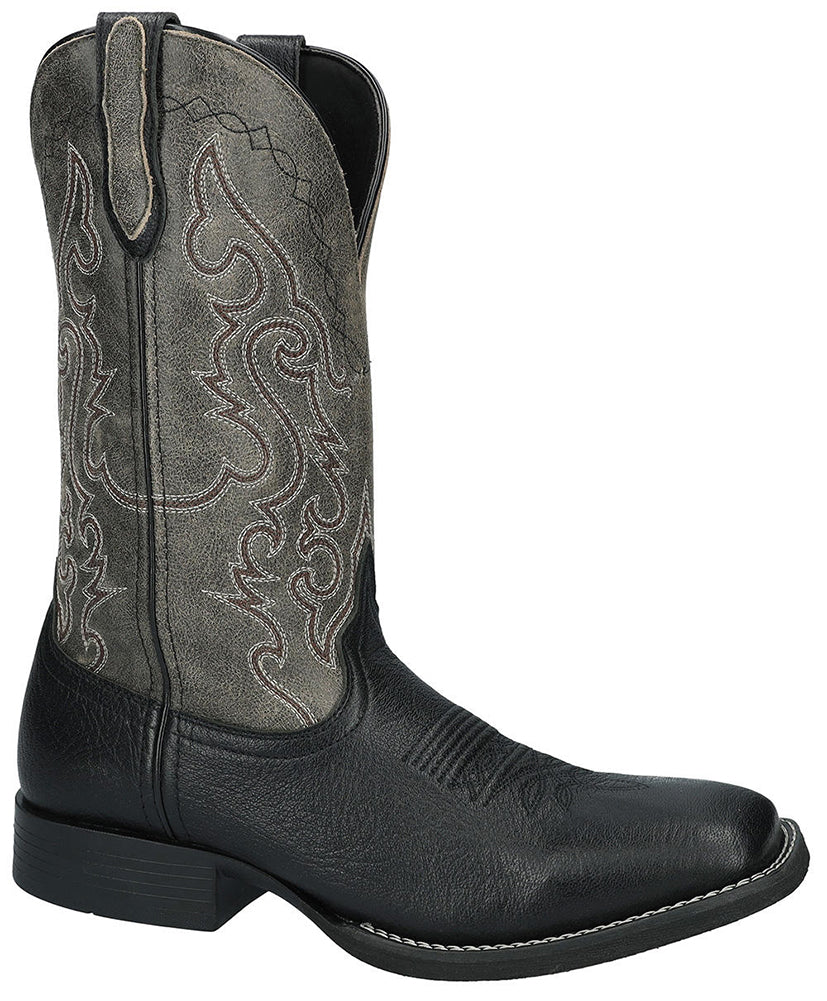 Smoky Mountain Men's Houston Black and Grey Boot 4503
