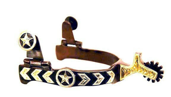Youth Antique Brown Spurs.