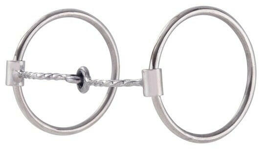 AHE O Ring Twisted Wire Snaffle.