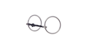 AHE Sweet Iron Twisted Wire O Ring Snaffle Bit.