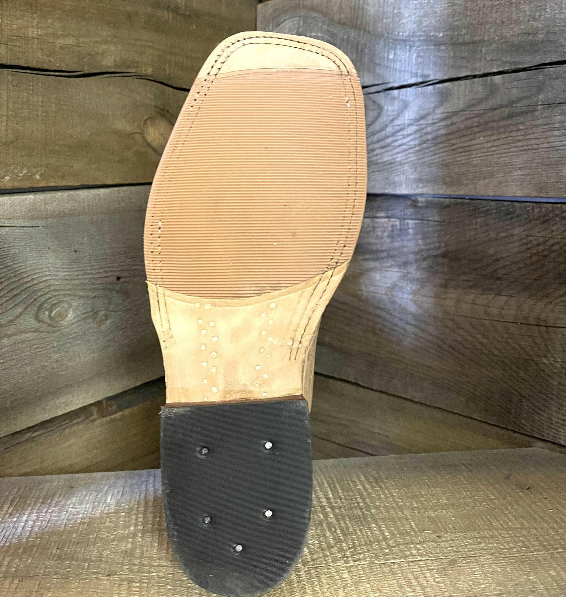 Anderson Bean Men's Tan Tipped Elephant Boots.