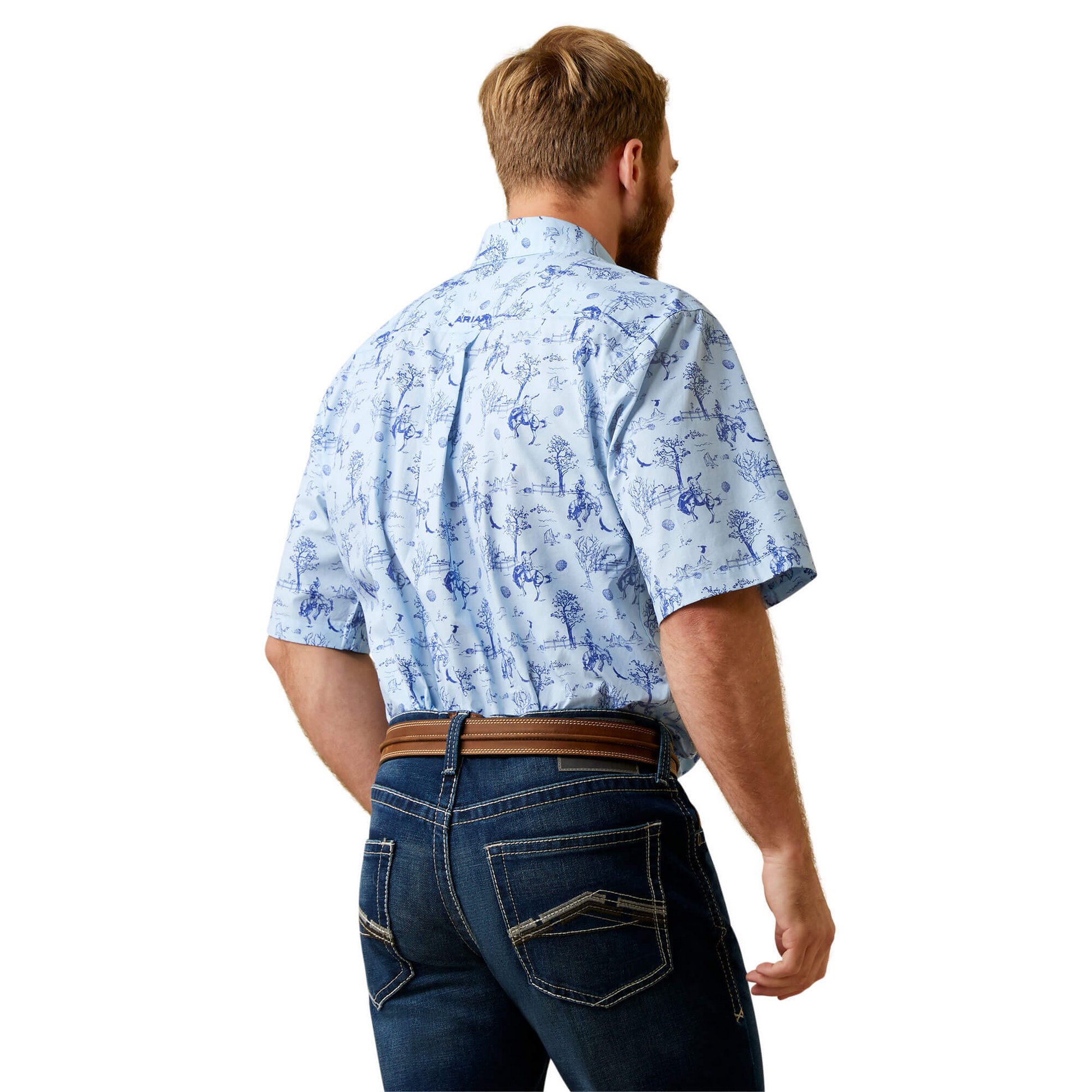 Ariat Men's Jonas Classic Fit Button Down Shirt C3 Size Large.