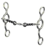 Reinsman Jr Cowhorse Twisted Wire Dogbone Bit.