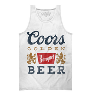 Tee Luv Women's Coors White Tank Top 34846T
