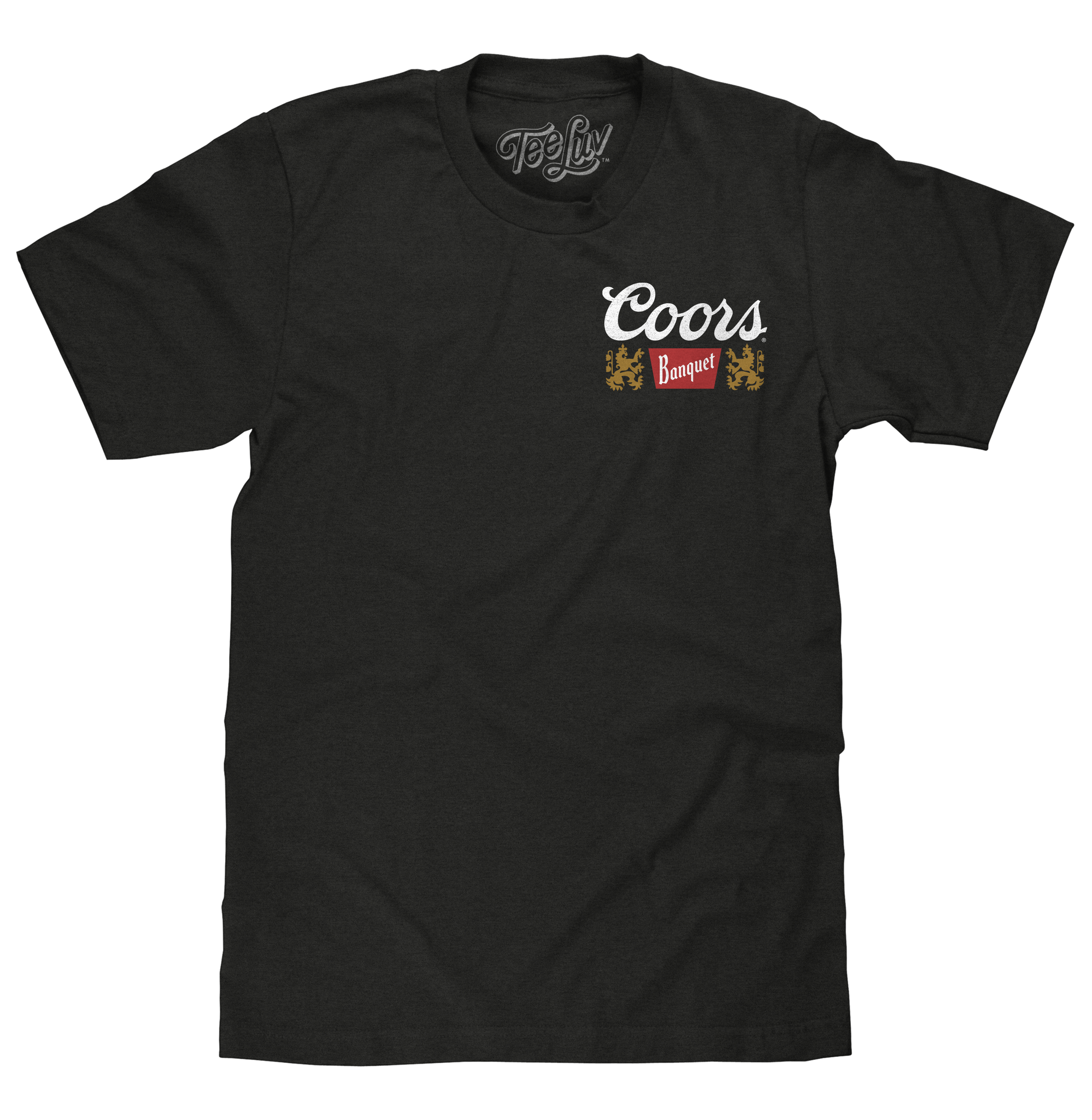 Tee Luv Coors Brewery Black Tee 38606B